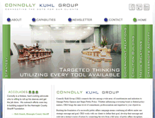 Tablet Screenshot of connollykuhlgroup.com